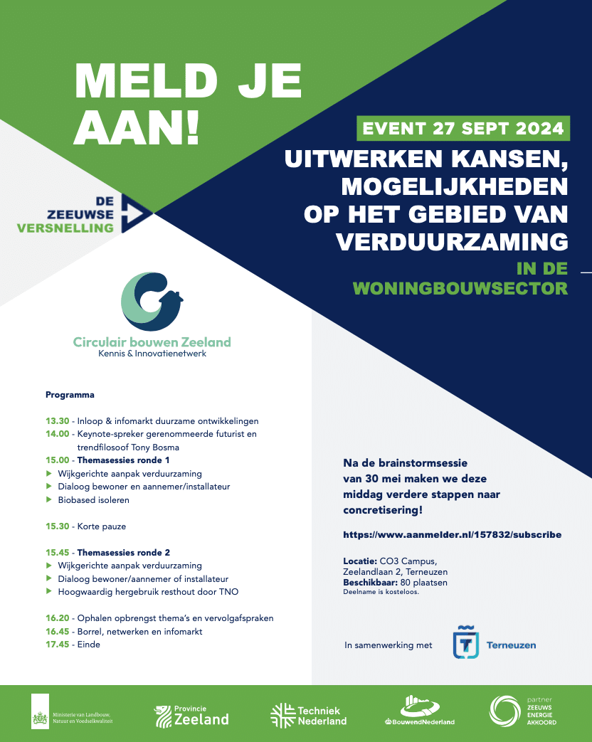 Zeeuwse Versnelling event 27 september 2024